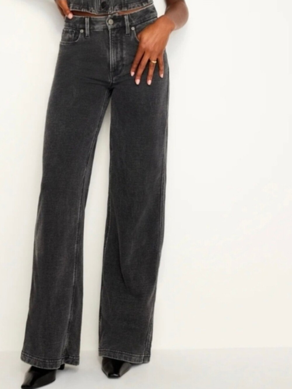 Good American Black Jeanius Good Skate Jeans